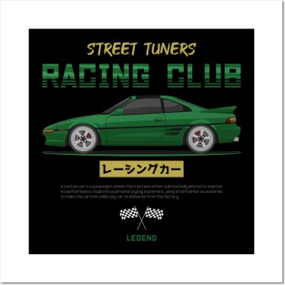 Tuner Green MK2 MR 2 JDM Posters and Art